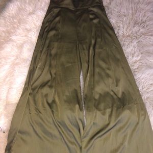 Olive Wig Leg Pants